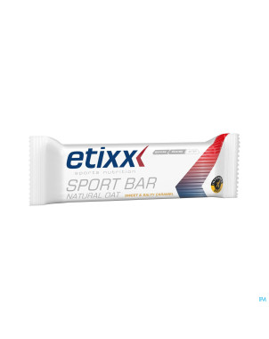 Etixx natural oat bar sweet&salty caramel   12x55g