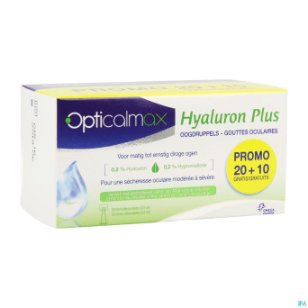 Opticalmax hyaluron plus   30x0,5ml promo