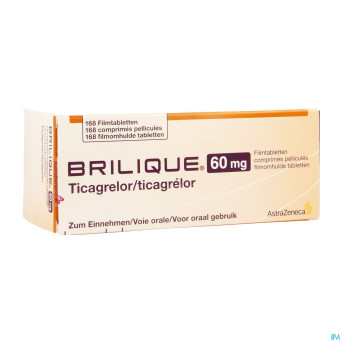 Brilique 60mg comp pell 168 x 60mg