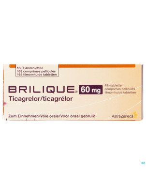 Brilique 60mg comp pell 168 x 60mg