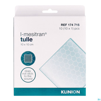 Klinion adv. mesitran tulle a/bact. 10x10cm 10