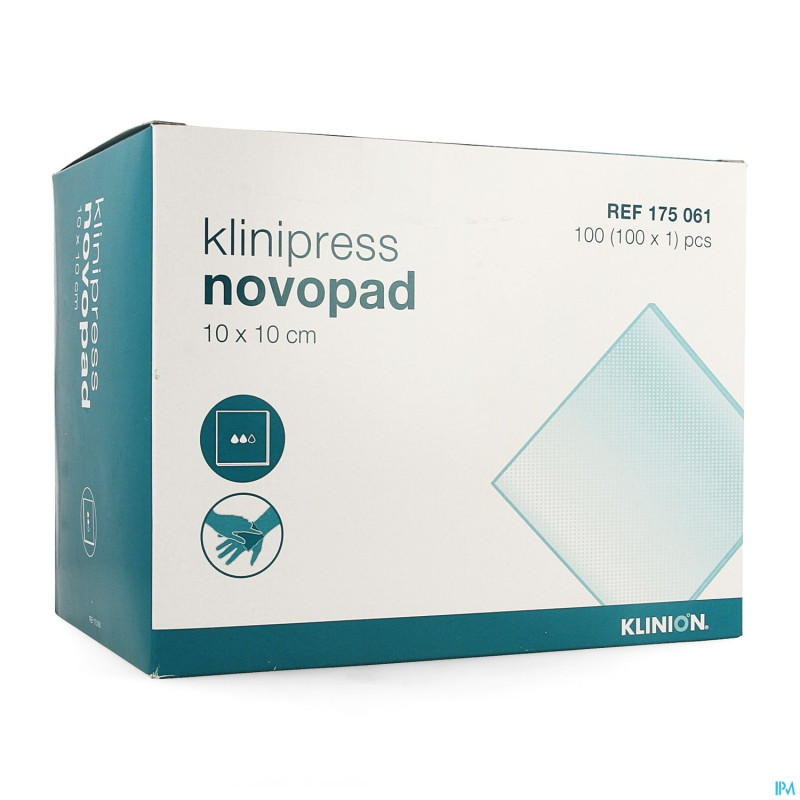Klinion novopad 10 x 10cm 100 x 1 175061