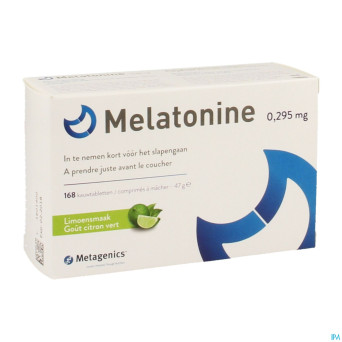 Melatonine 0,295mg    comp croq 168 metagenics