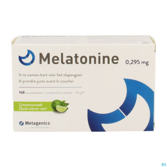 Melatonine 0,295mg    comp croq 168 metagenics