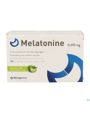 Melatonine 0,295mg    comp croq 168 metagenics