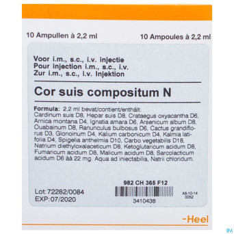 Cor suis compositum n sol inj    10x2,2ml