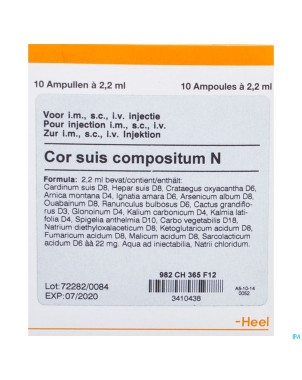 Cor suis compositum n sol inj    10x2,2ml