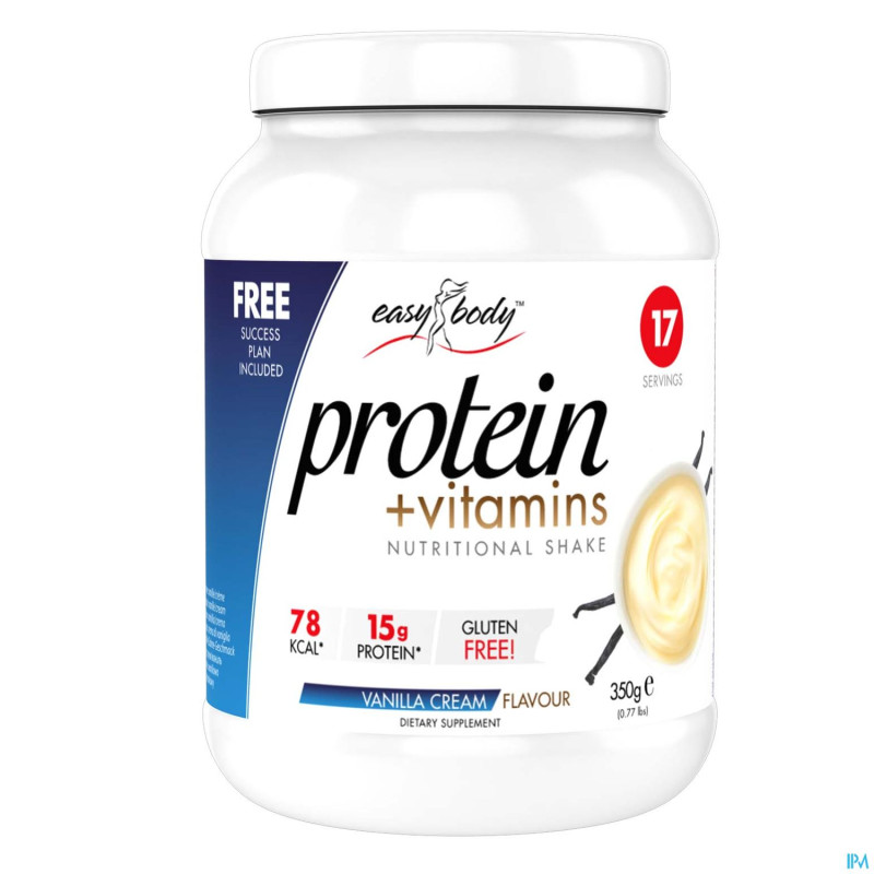 Easy body protein vanilla/cream    350g