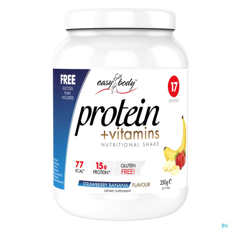 Easy body protein strawberry/banana    350g