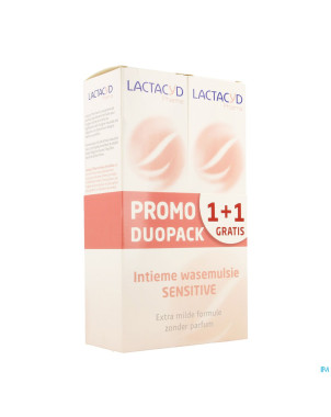 Lactacyd pharma peaux sens 2x250ml 1+1