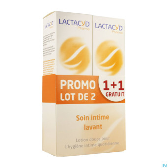 Lactacyd pharma soin intime lav 2x250ml 1+1