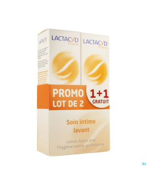 Lactacyd pharma soin intime lav 2x250ml 1+1