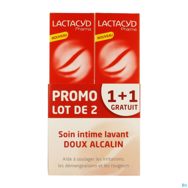 Lactacyd pharma alcalin 2x250ml 1+1