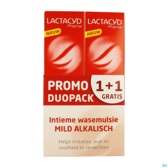 Lactacyd pharma alcalin 2x250ml 1+1