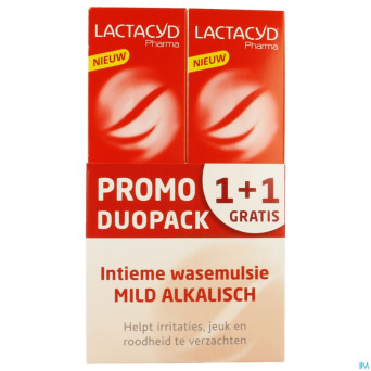 Lactacyd pharma alcalin 2x250ml 1+1