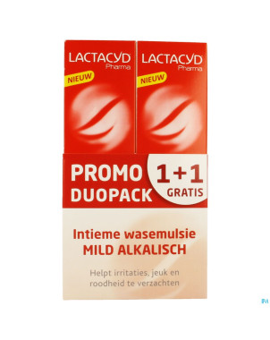 Lactacyd pharma alcalin 2x250ml 1+1