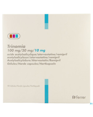 Trinomia 100mg/20mg/10,0mg caps dur  98