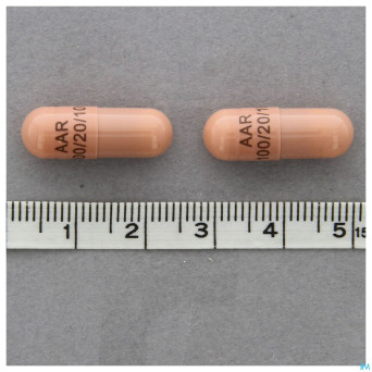 Trinomia 100mg/20mg/10,0mg caps dur  98