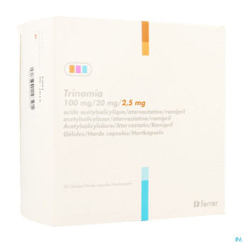 Trinomia 100mg/20mg/ 2,5mg caps dur  98