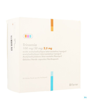 Trinomia 100mg/20mg/ 2,5mg caps dur  98