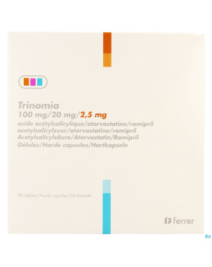 Trinomia 100mg/20mg/ 2,5mg caps dur  98