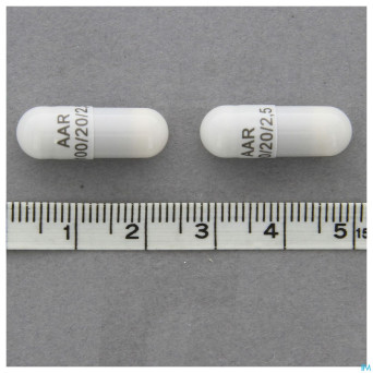 Trinomia 100mg/20mg/ 2,5mg caps dur  98