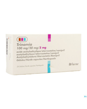 Trinomia 100mg/20mg/ 5,0mg caps dur  28