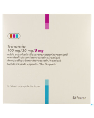 Trinomia 100mg/20mg/ 5,0mg caps dur  98