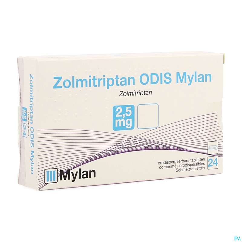 Zolmitriptan odis viatris 2,5mg comp orodisp. 24