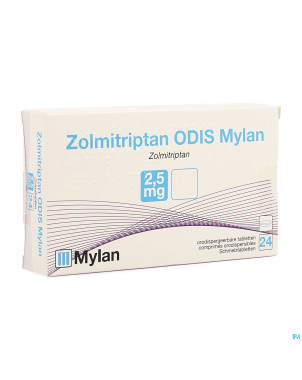 Zolmitriptan odis viatris 2,5mg comp orodisp. 24