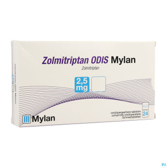 Zolmitriptan odis viatris 2,5mg comp orodisp. 24