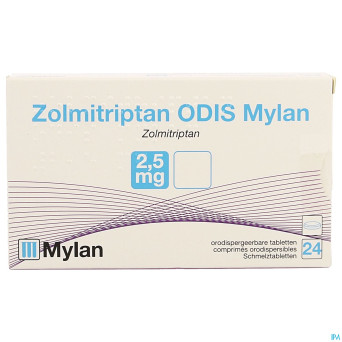 Zolmitriptan odis viatris 2,5mg comp orodisp. 24