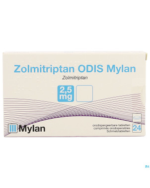 Zolmitriptan odis viatris 2,5mg comp orodisp. 24
