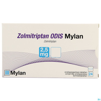 Zolmitriptan odis viatris 2,5mg comp orodisp. 24