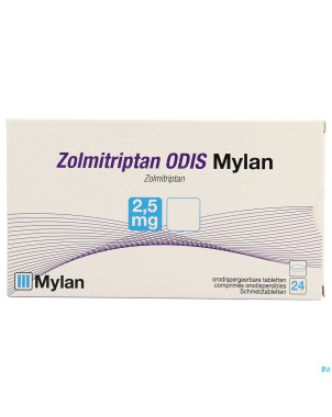 Zolmitriptan odis viatris 2,5mg comp orodisp. 24