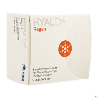 Hyalo 4 regen pans gaze ster  5 x  5cm 5