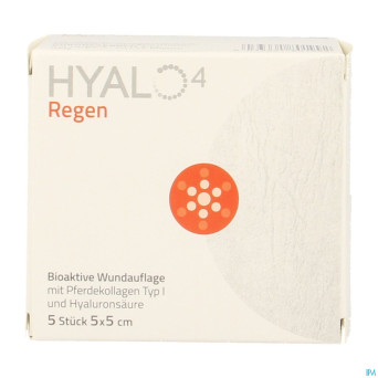 Hyalo 4 regen pans gaze ster  5 x  5cm 5