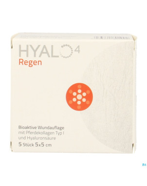 Hyalo 4 regen pans gaze ster  5 x  5cm 5