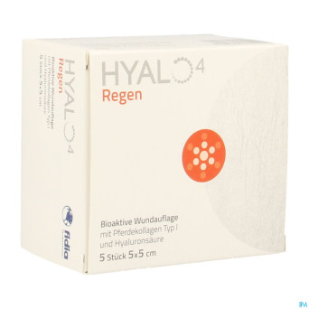 Hyalo 4 regen pans gaze ster  5 x  5cm 5
