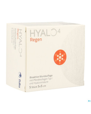 Hyalo 4 regen pans gaze ster  5 x  5cm 5