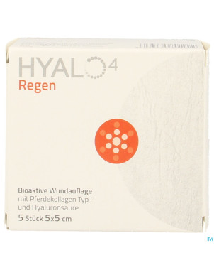 Hyalo 4 regen pans gaze ster  5 x  5cm 5