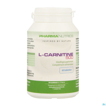 L carnitine 500 comp 60    pharmanutrics