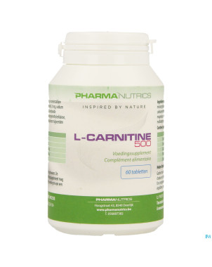 L carnitine 500 comp 60    pharmanutrics