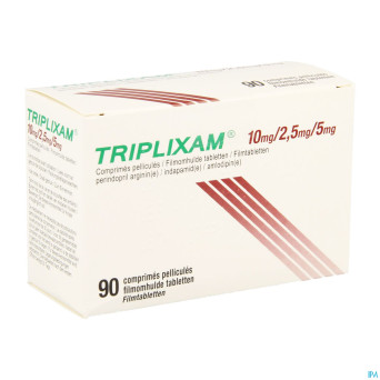 Triplixam 10mg/2,5mg/5mg impexeco comp pell 90 pip