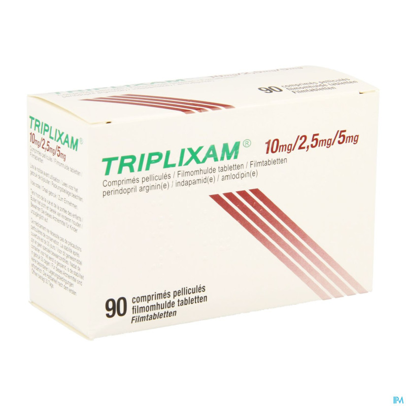 Triplixam 10mg/2,5mg/5mg impexeco comp pell 90 pip