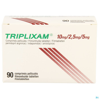 Triplixam 10mg/2,5mg/5mg impexeco comp pell 90 pip