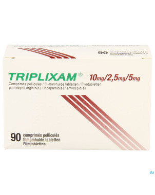Triplixam 10mg/2,5mg/5mg impexeco comp pell 90 pip