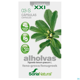 Soria 3-s trigonella foenum-graecum l xxi  caps 30