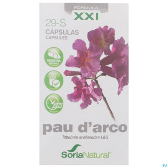 Soria 29-s pau d'arco xxi   caps 30x690mg