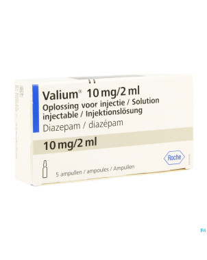 Valium 10mg/2ml sol inj amp 5